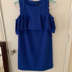 Royal blue with peekaboo shoulders NWT size 2